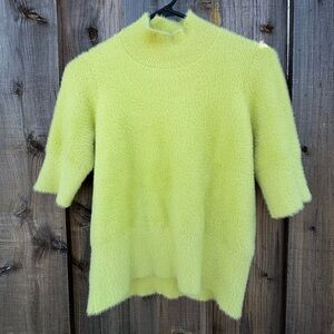 Bailey 44 Fuzzy Lime Green Top